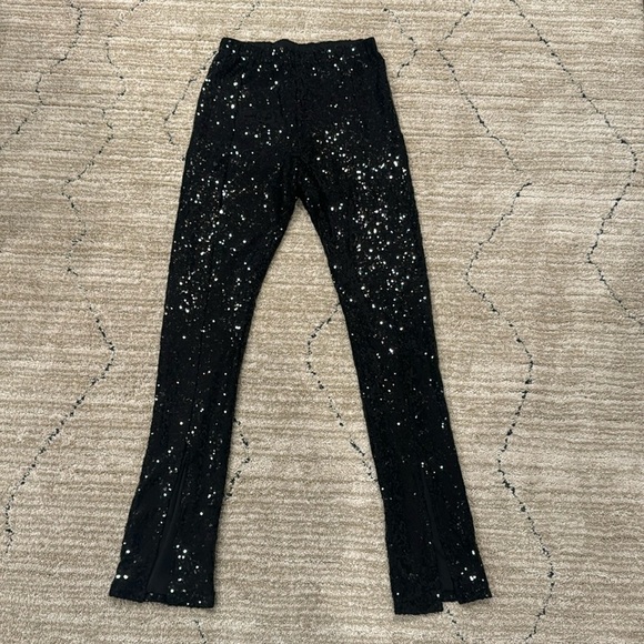 Wayf Pants - Wayf sequin black pants size small